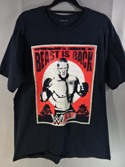 WWE LIVE JAPAN TOUR 2015 ブロック・レスナー Tシャツ①(WWE(2015) / ブラック)