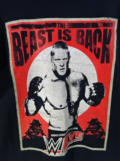 WWE LIVE JAPAN TOUR 2015 ブロック・レスナー Tシャツ①(WWE(2015) / ブラック)