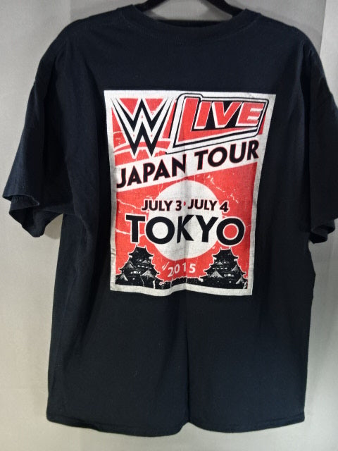 WWE LIVE JAPAN TOUR 2015 ブロック・レスナー Tシャツ①(WWE(2015) / ブラック)