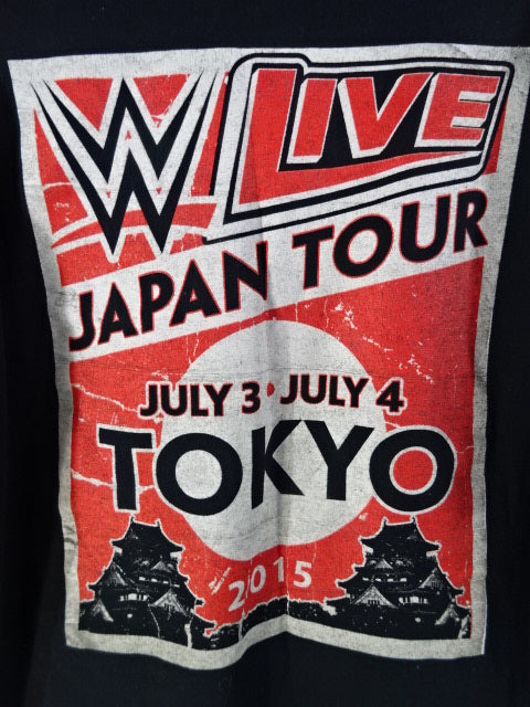 WWE LIVE JAPAN TOUR 2015 ブロック・レスナー Tシャツ①(WWE(2015) / ブラック)
