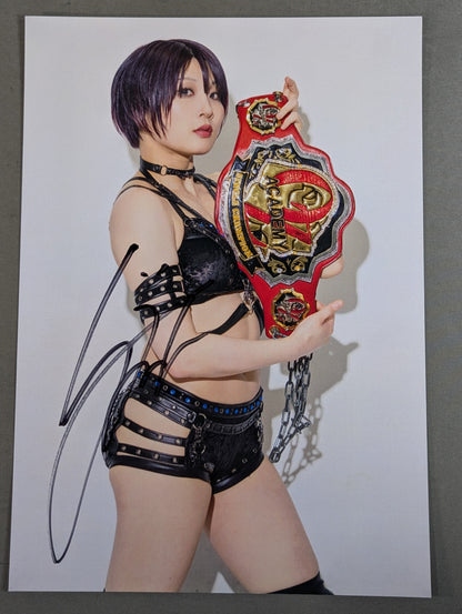 安納サオリ 直筆サイン入りポートレート(F-2)