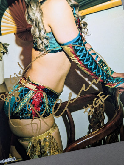 壮麗亜美 直筆サイン入り スターダムポートレート(D-5)