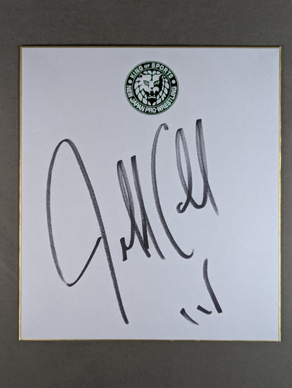 Jeff Cobb (Lion Mark Shikishi ( Autograph board ) )