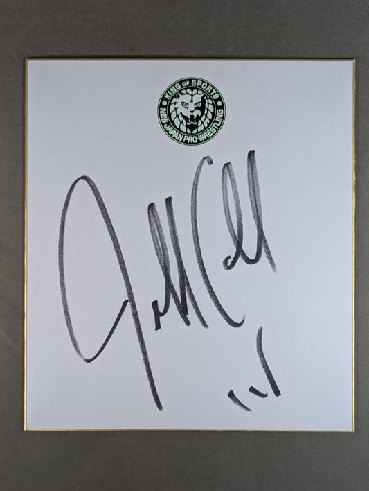 Jeff Cobb (Lion Mark Shikishi ( Autograph board ) )