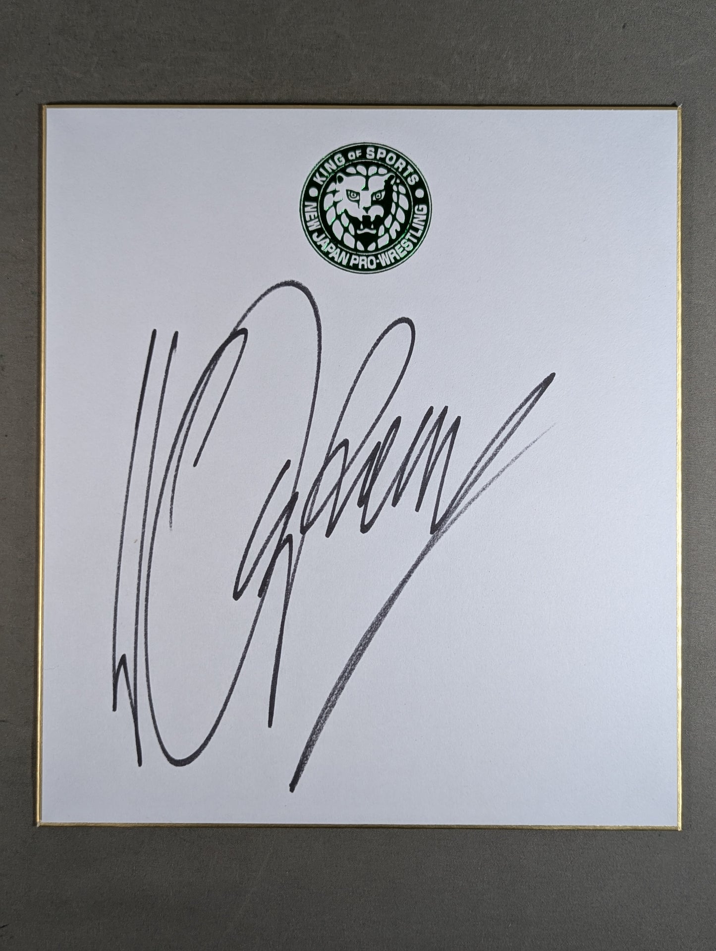 Will Ospreay  (Lion Mark Shikishi ( Autograph board ) )