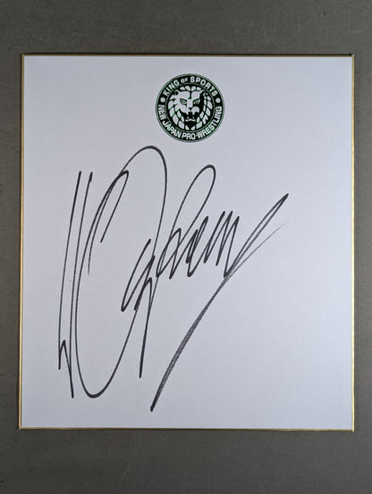 Will Ospreay  (Lion Mark Shikishi ( Autograph board ) )