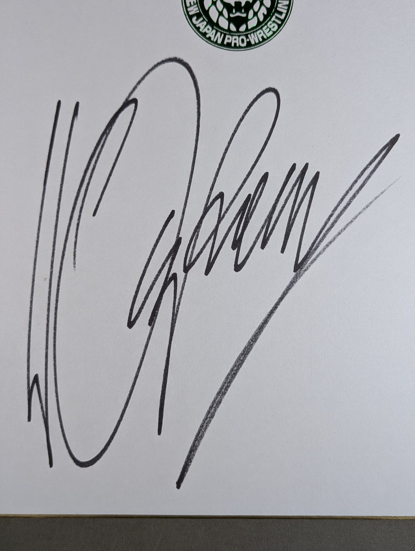 Will Ospreay  (Lion Mark Shikishi ( Autograph board ) )