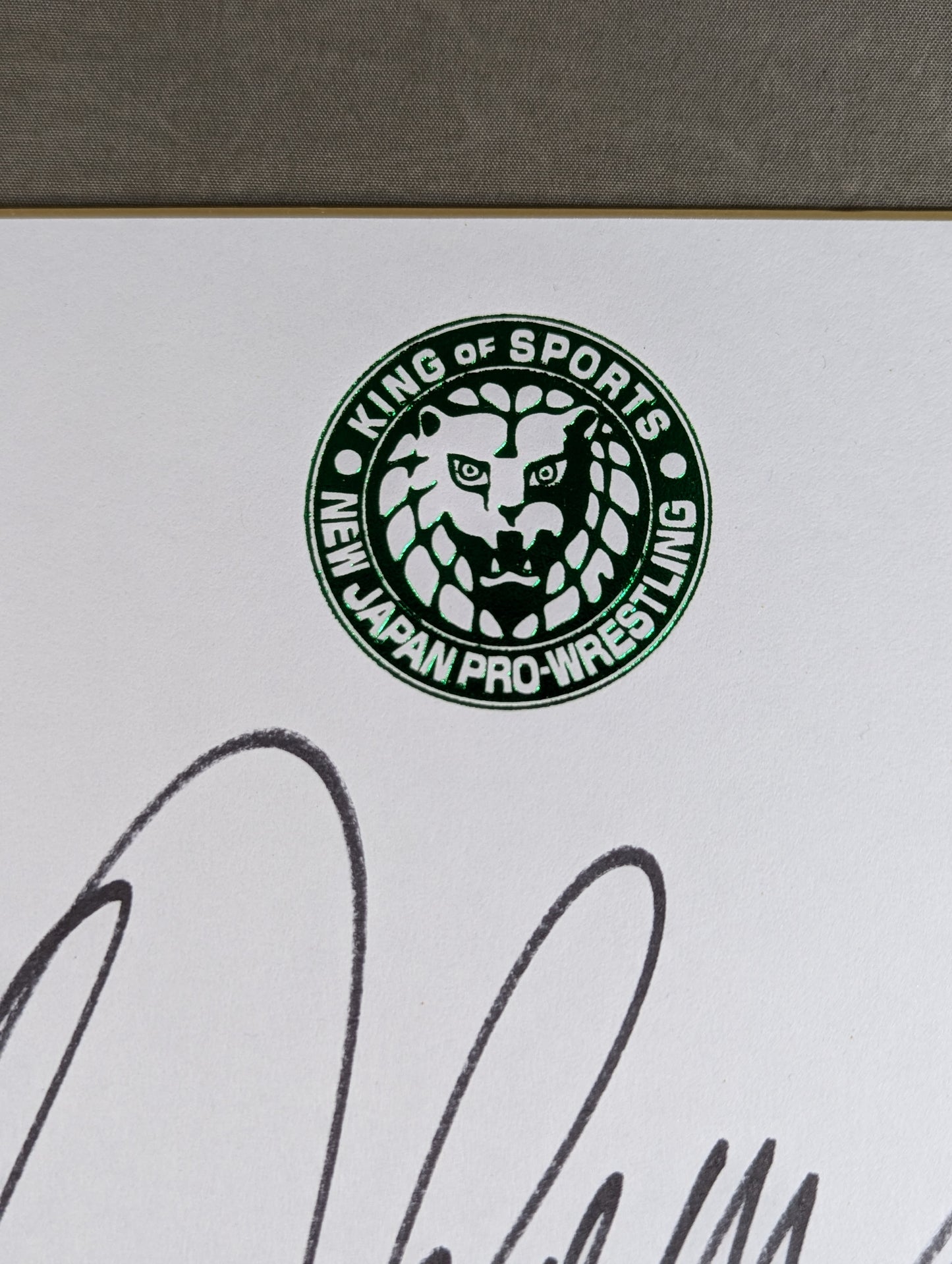 Will Ospreay  (Lion Mark Shikishi ( Autograph board ) )