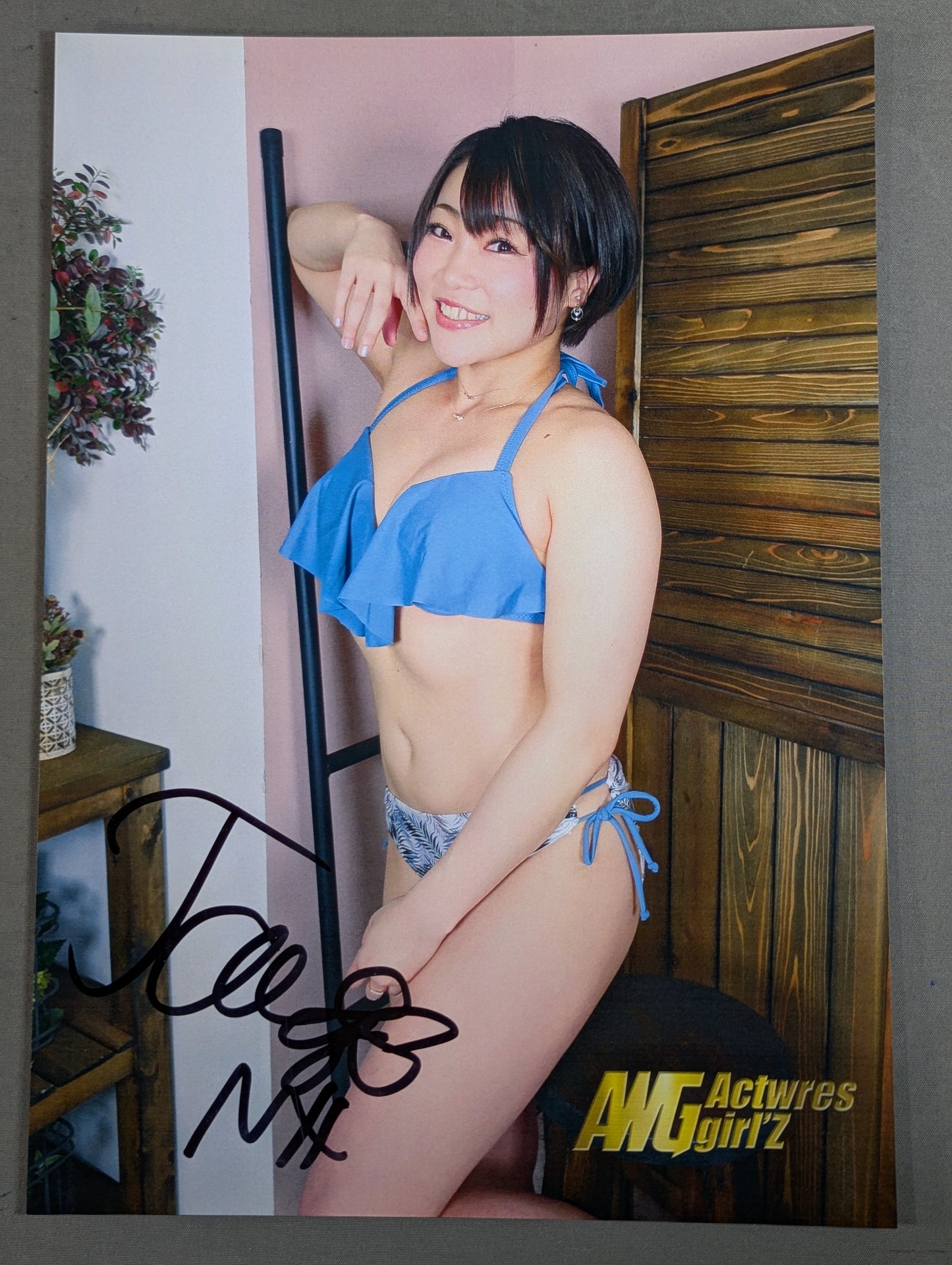 本間多恵 直筆サイン入りポートレート 2枚セット