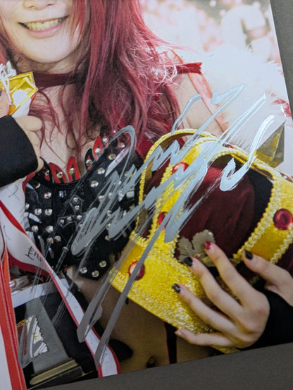 林下詩美 直筆サイン入り  スターダムポートレート(S-9)