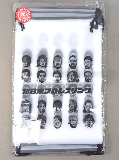 ★ASOKO de 新日本プロレス★ buggy柄 ビニール巾着セット