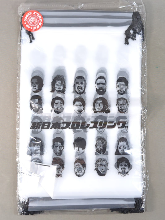 ★ASOKO de 新日本プロレス★ buggy柄 ビニール巾着セット