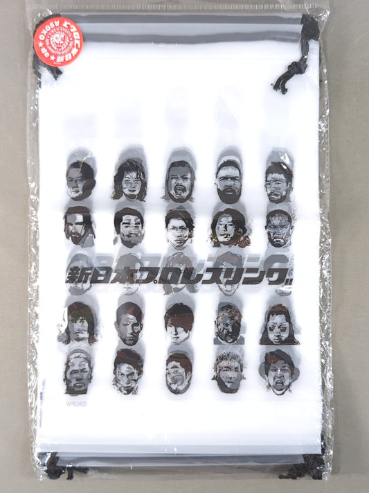 ★ASOKO de 新日本プロレス★ buggy柄 ビニール巾着セット