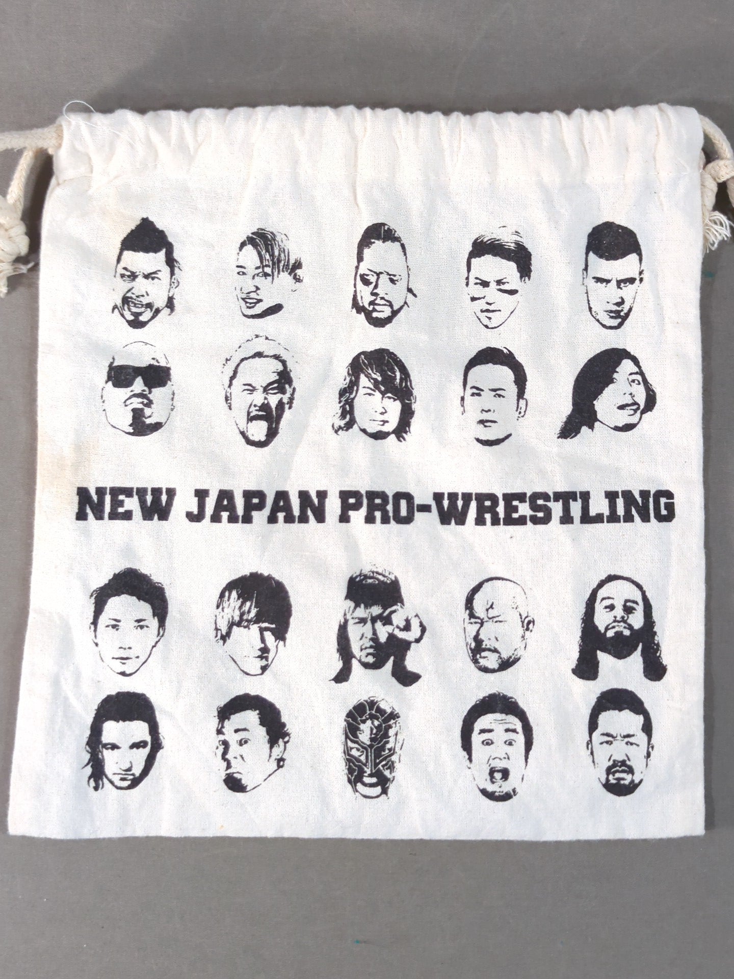 ★ASOKO de 新日本プロレス★ buggy柄 巾着