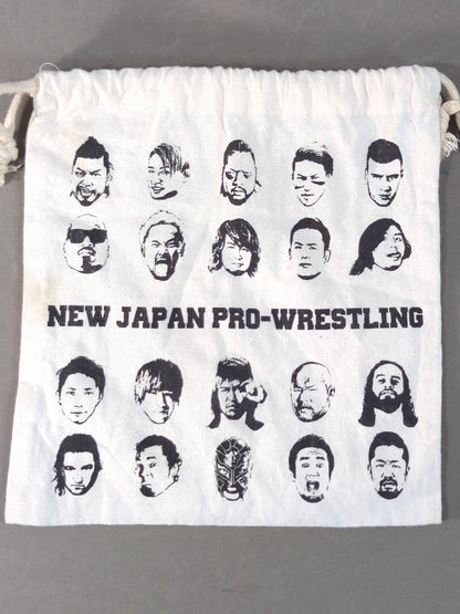 ★ASOKO de 新日本プロレス★ buggy柄 巾着