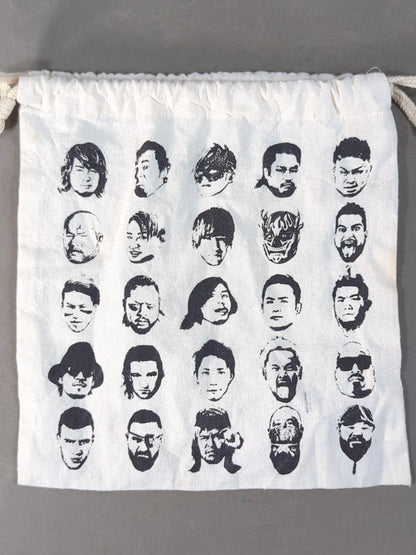 ★ASOKO de 新日本プロレス★ buggy柄 巾着