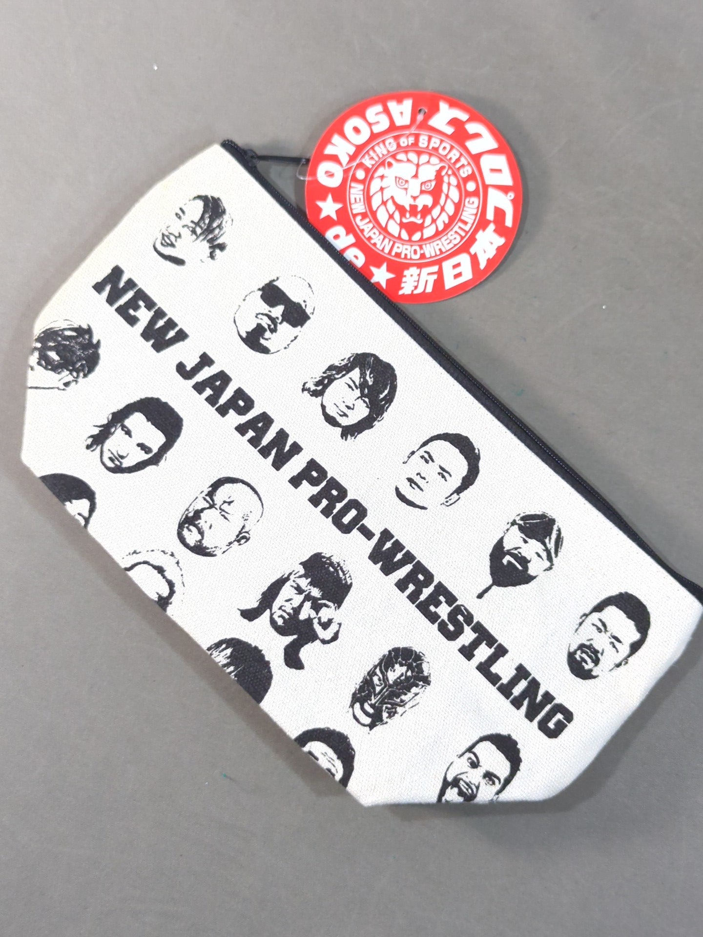 ★ASOKO de 新日本プロレス★ buggy柄 ポーチ