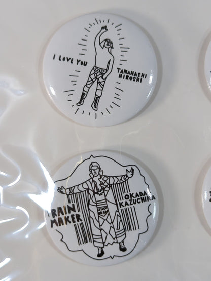 ★ASOKO de 新日本プロレス★ 缶バッジセット