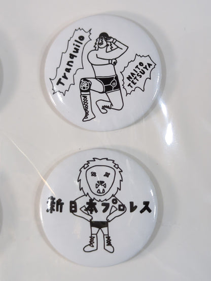 ★ASOKO de 新日本プロレス★ 缶バッジセット