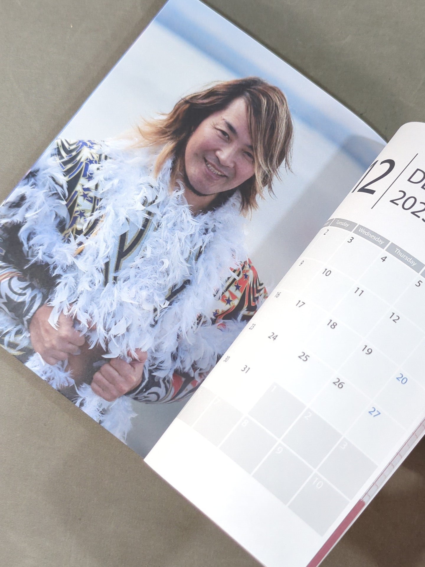 ★Team NJPW★ 棚橋弘至 2025年 スケジュール帳