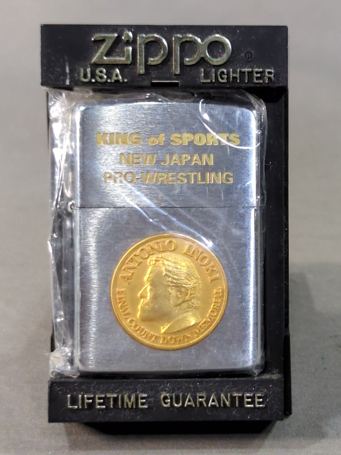 アントニオ猪木 ☆KING of SPORTS☆ ZIPPO(FINAL COUNT DOWN MEMORIAL