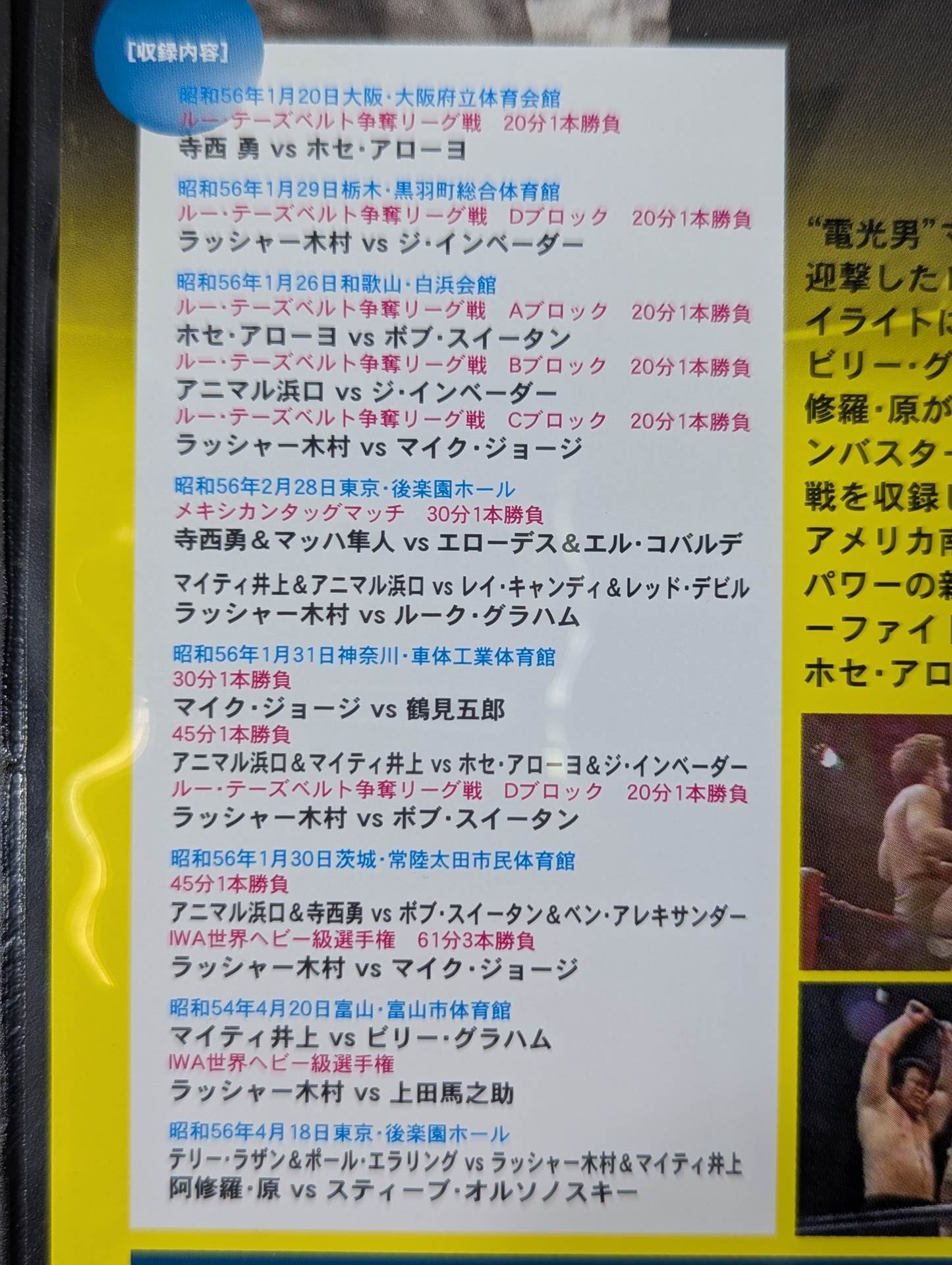 International Pro Wrestling  Chronicle