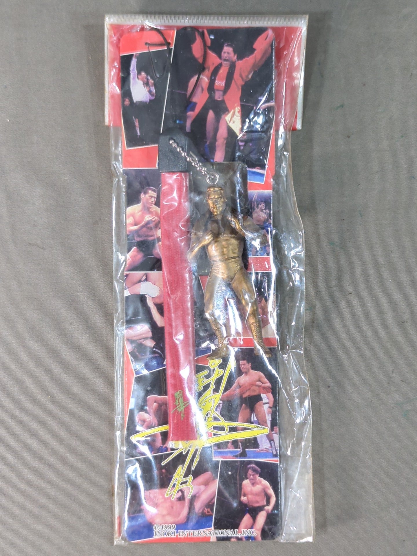 アントニオ猪木(黄金・ファイティングポーズ)闘魂ストラップ