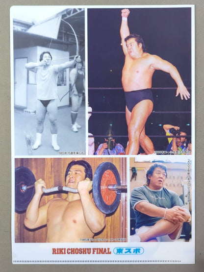 長州力 クリアファイルセット