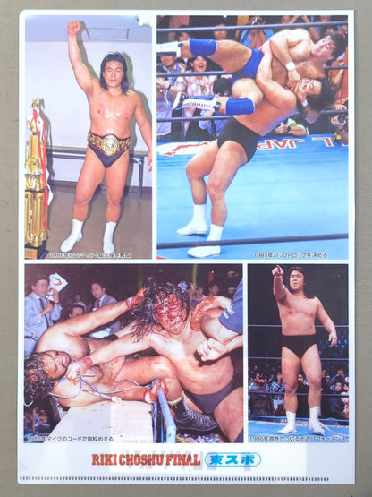 長州力 クリアファイルセット