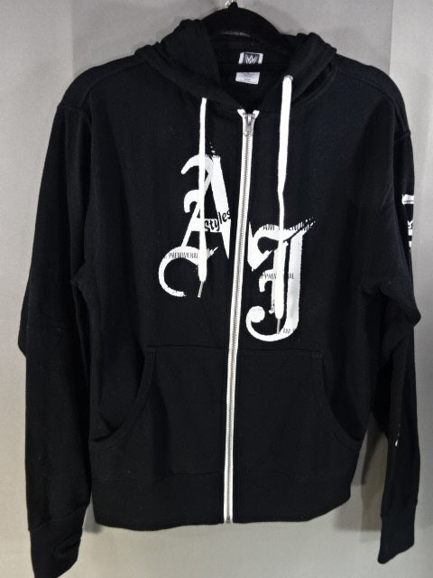AJ Styles  Zip Hoodie  (1) (WWE (2016) / Black)