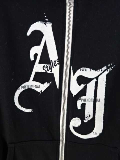 AJスタイルズ ジップパーカー①(WWE(2016) / ブラック)