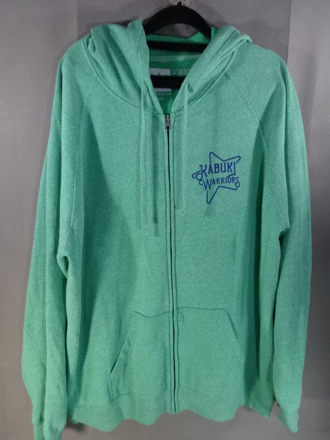 カブキ・ウォリアーズ(アスカ＆カイリ・セイン) ジップパーカー①(WWE(2017) / ライトグリーン)