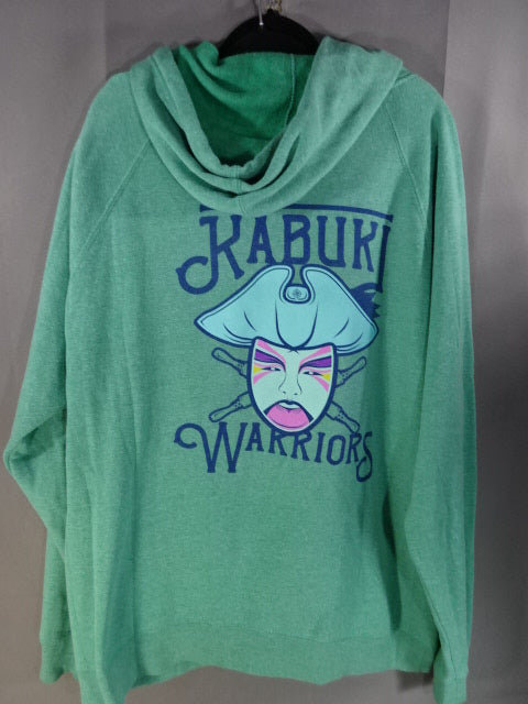 カブキ・ウォリアーズ(アスカ＆カイリ・セイン) ジップパーカー①(WWE(2017) / ライトグリーン)