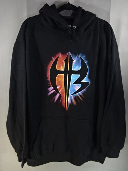 ハーディー・ボーイズ プルオーバーパーカー①(WWE(2007) / ブラック)