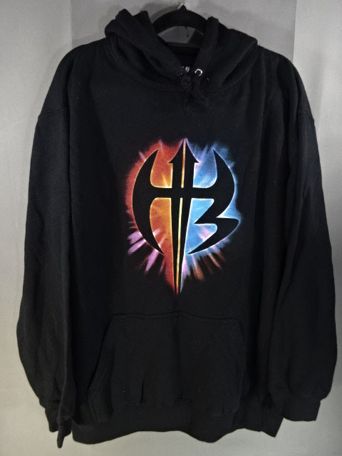 ハーディー・ボーイズ プルオーバーパーカー①(WWE(2007) / ブラック)