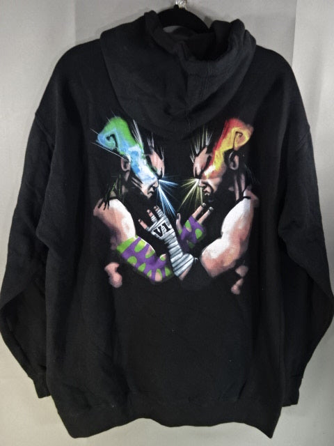 ハーディー・ボーイズ プルオーバーパーカー①(WWE(2007) / ブラック)