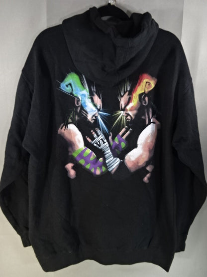 ハーディー・ボーイズ プルオーバーパーカー①(WWE(2007) / ブラック)