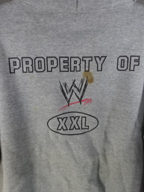 WWE ロゴ プルオーバーパーカー①(WWE(2000s) / グレー)