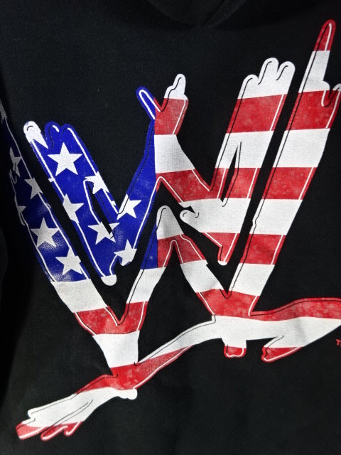 WWE ロゴ プルオーバーパーカー②(WWE(2000s) / ブラック)