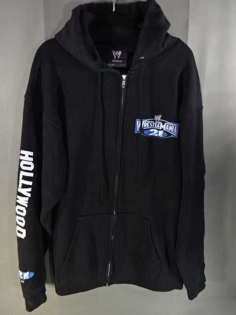WRESTLEMANIA 21 プルオーバーパーカー(WWE(2004) / ブラック)