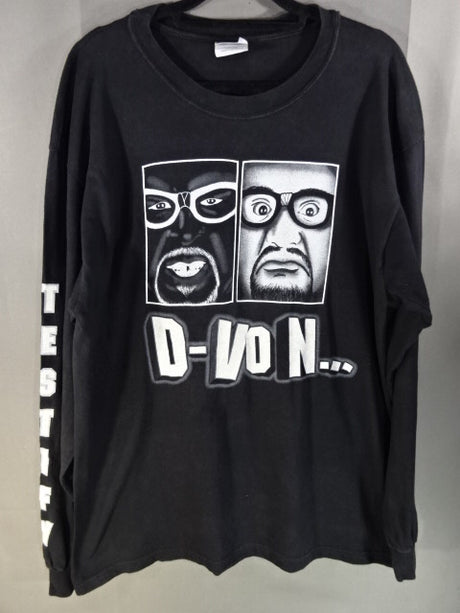 ダッドリー・ボーイズ ロングスリーブTシャツ①(WWF(2000) / ブラック)