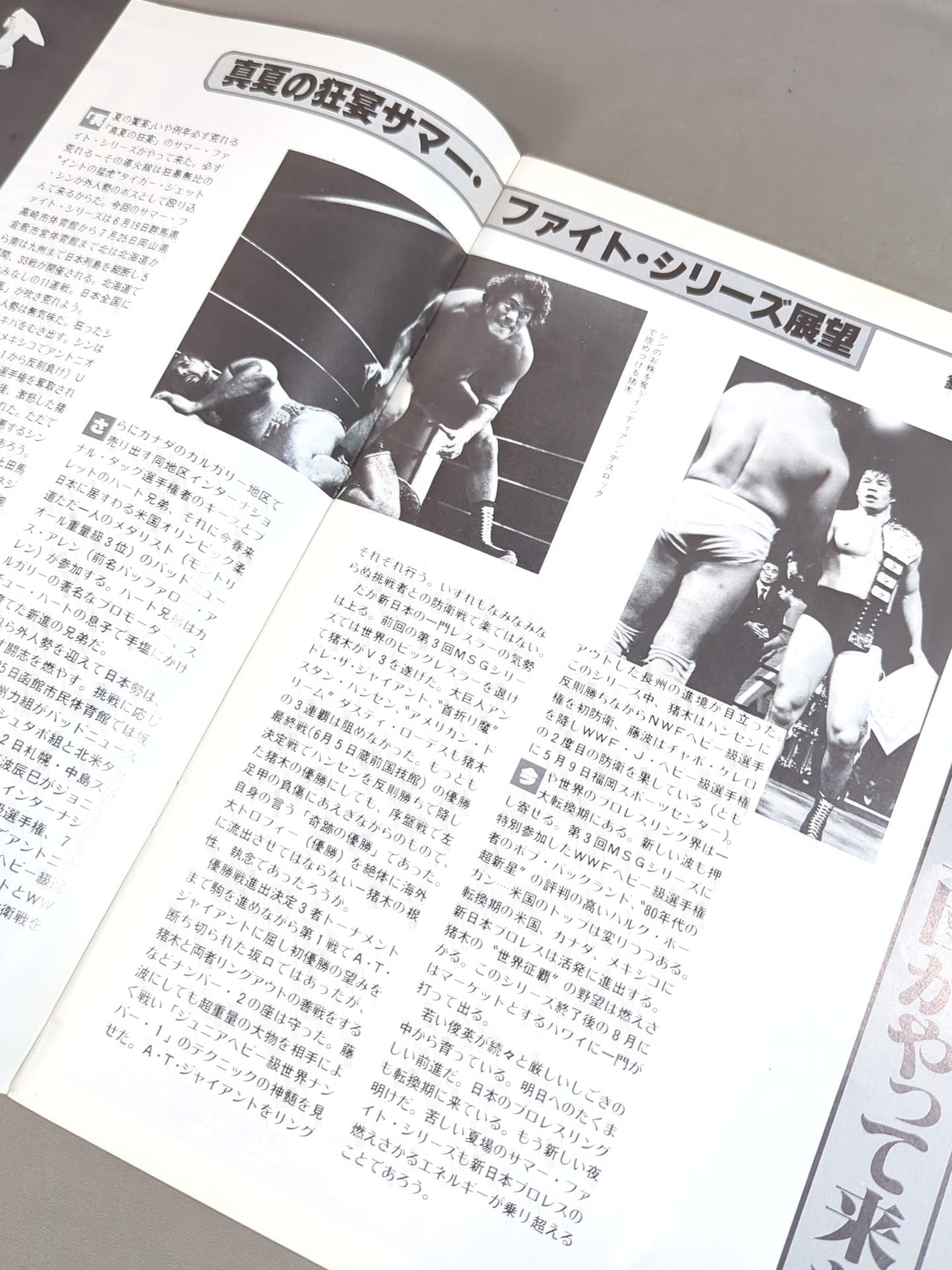 ☆猪木vsシン UWA戦☆ 80サマー・ファイト・シリーズ – 闘道館