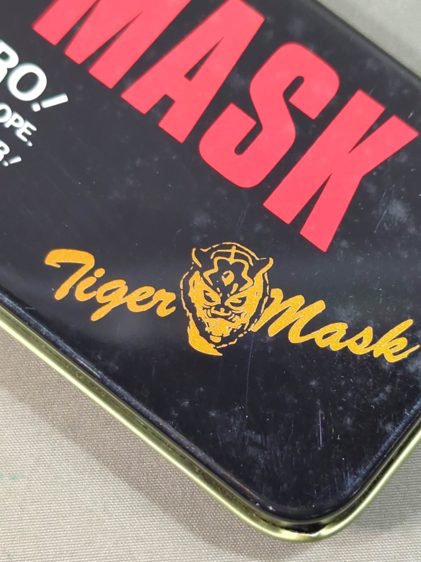 ★当時モノ★ THE SUPER HERO タイガーマスク 筆箱