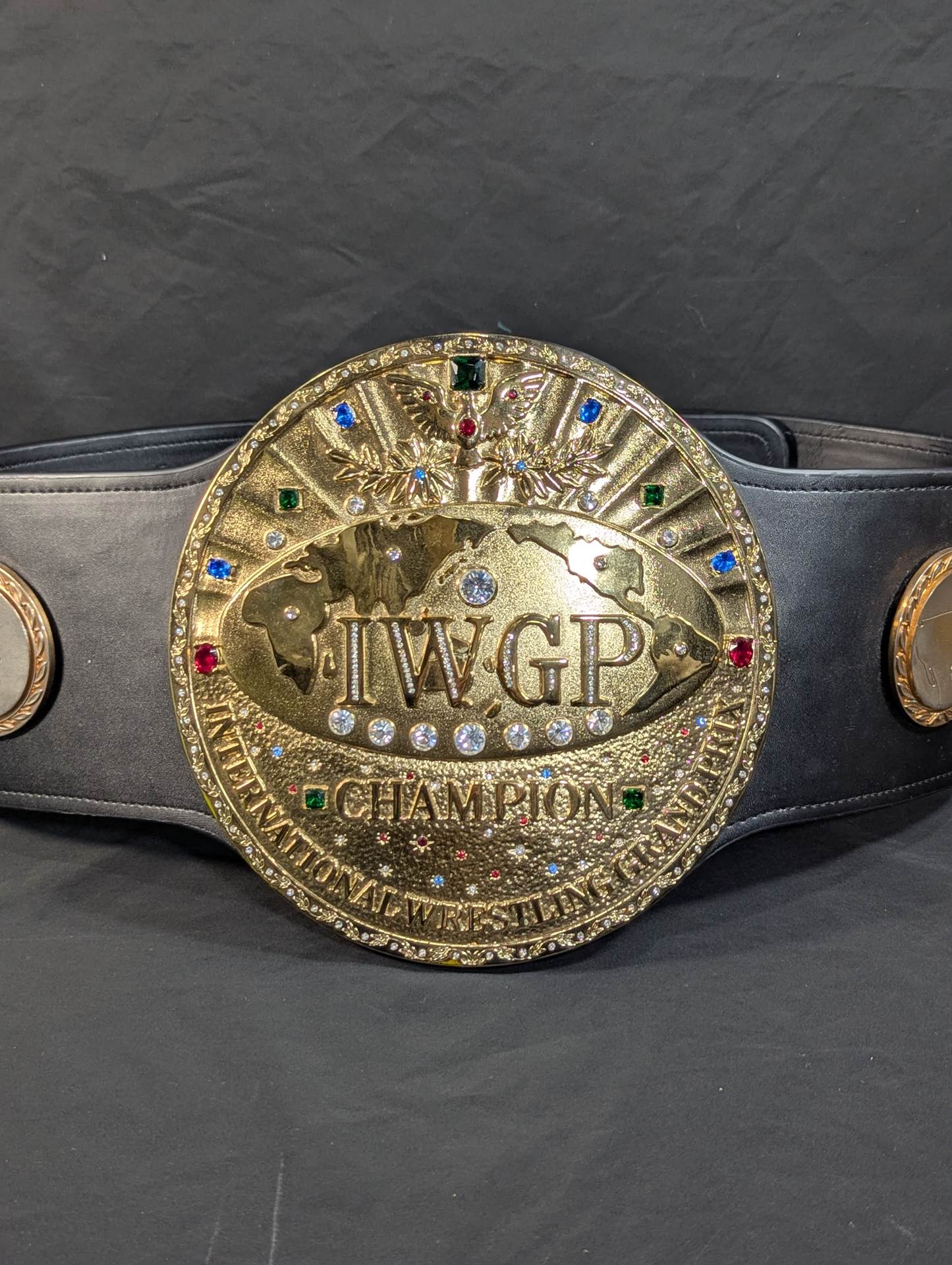 ★ Muto Keiji & Great Muta 2 hand signed autographs !! ★ IWGP heavy weight championship belt (first generation)