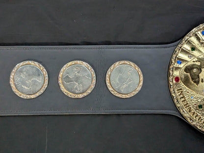 ★ Muto Keiji & Great Muta 2 hand signed autographs !! ★ IWGP heavy weight championship belt (first generation)