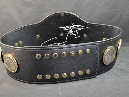 ★ Muto Keiji & Great Muta 2 hand signed autographs !! ★ IWGP heavy weight championship belt (first generation)