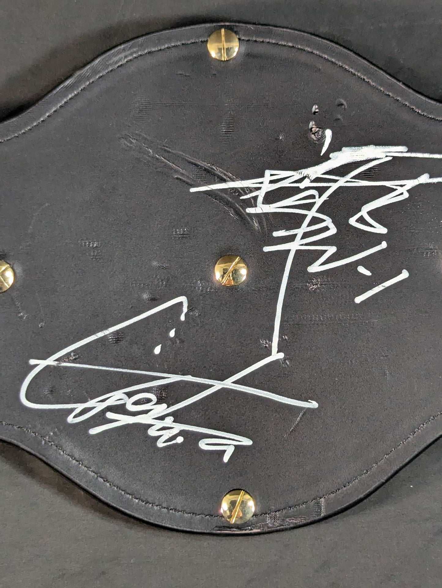 ★ Muto Keiji & Great Muta 2 hand signed autographs !! ★ IWGP heavy weight championship belt (first generation)