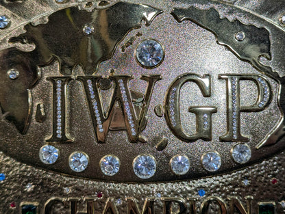 ★ Muto Keiji & Great Muta 2 hand signed autographs !! ★ IWGP heavy weight championship belt (first generation)