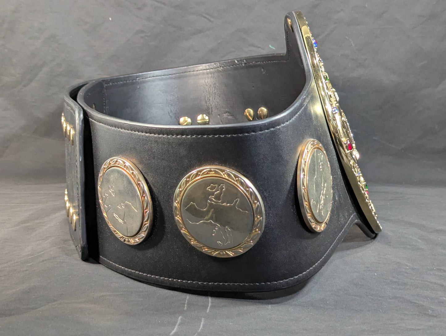 ★ Muto Keiji & Great Muta 2 hand signed autographs !! ★ IWGP heavy weight championship belt (first generation)