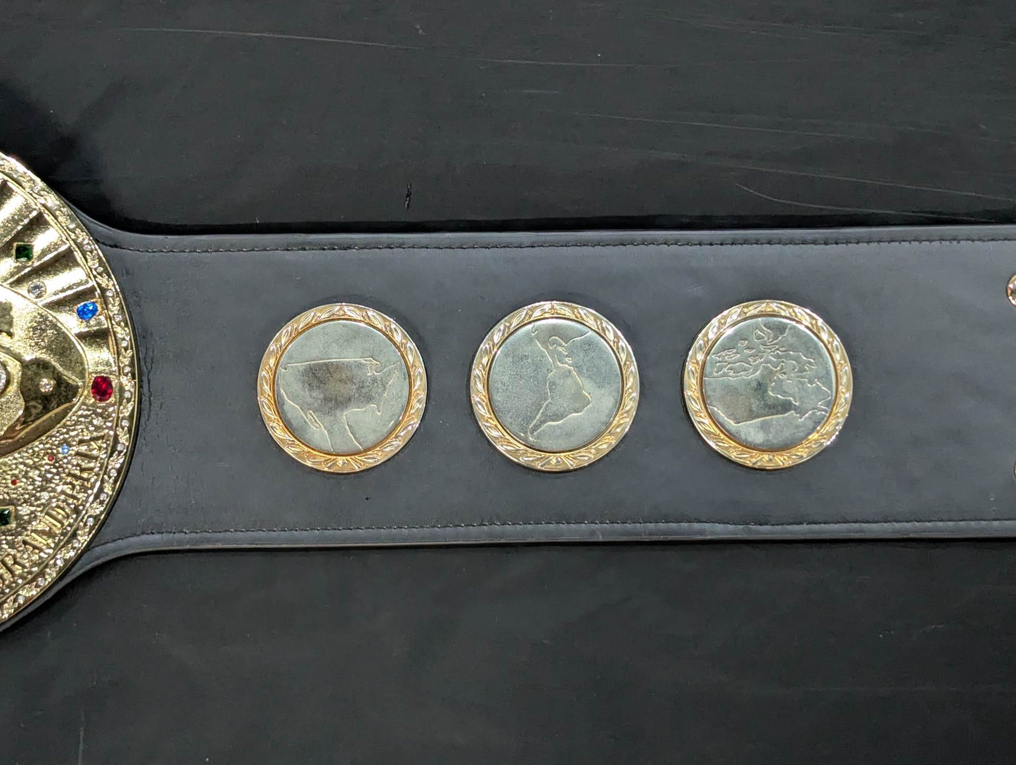 ★ Muto Keiji & Great Muta 2 hand signed autographs !! ★ IWGP heavy weight championship belt (first generation)